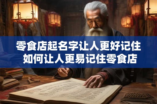 零食店起名字让人更好记住 如何让人更易记住零食店名 零食店起名字让人更好记住 如何让人更易记住零食店名