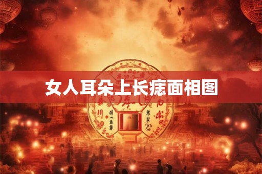女人耳朵上长痣面相图 女人耳朵上长痣面相图