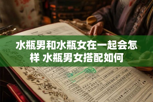 水瓶男和水瓶女在一起会怎样 水瓶男女搭配如何