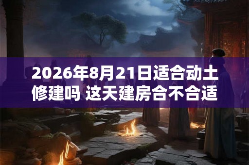 2026年8月21日适合动土修建吗 这天建房合不合适 2026年8月21日适合动土修建吗 这天建房合不合适