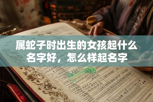 属蛇子时出生的女孩起什么名字好,怎么样起名字 属蛇子时出生的女孩起什么名字好,怎么样起名字