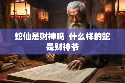 蛇仙是财神吗  什么样的蛇是财神爷