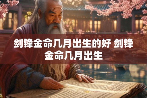 剑锋金命几月出生的好 剑锋金命几月出生 剑锋金命几月出生的好 剑锋金命几月出生