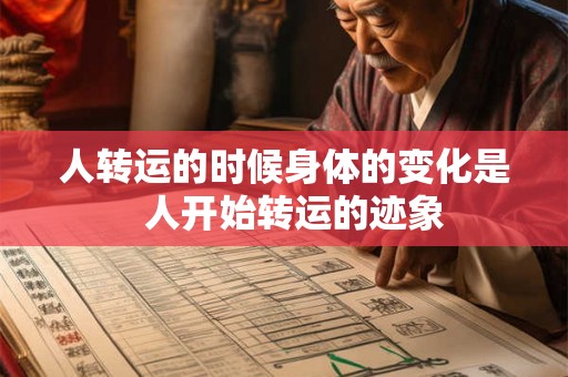人转运的时候身体的变化是 人开始转运的迹象 人转运的时候身体的变化是 人开始转运的迹象