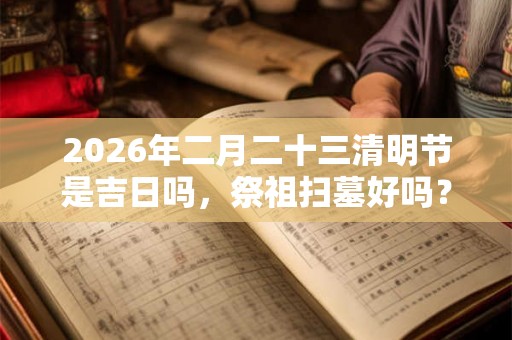 2026年二月二十三清明节是吉日吗,祭祖扫墓好吗? 2026年二月二十三清明节是吉日吗,祭祖扫墓好吗?