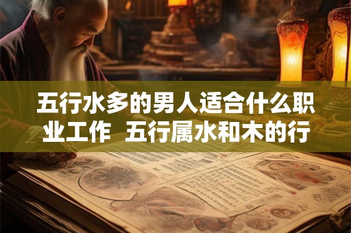 五行水多的男人适合什么职业工作  五行属水和木的行业
