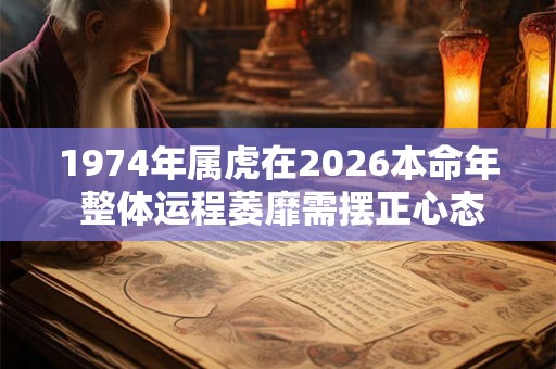 1974年属虎在2026本命年 整体运程萎靡需摆正心态
