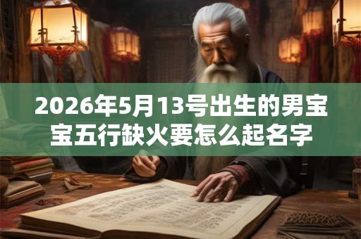 2026年5月13号出生的男宝宝五行缺火要怎么起名字 2026年5月13号出生的男宝宝五行缺火要怎么起名字