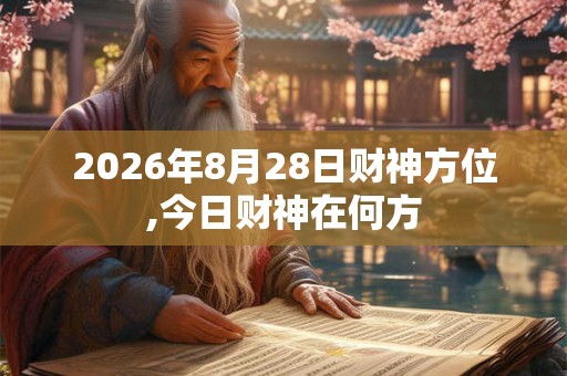 2026年8月28日财神方位,今日财神在何方
