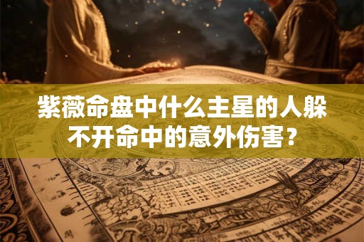 紫薇命盘中什么主星的人躲不开命中的意外伤害？