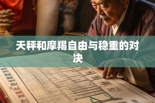天秤和摩羯自由与稳重的对决