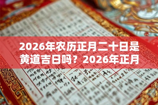 2026年农历正月二十日是黄道吉日吗？2026年正月吉日一览