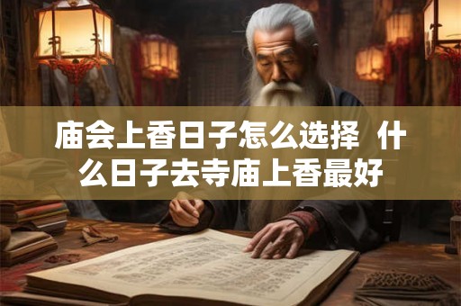 庙会上香日子怎么选择  什么日子去寺庙上香最好