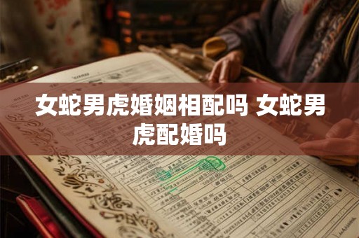 女蛇男虎婚姻相配吗 女蛇男虎配婚吗
