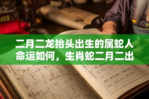 二月二龙抬头出生的属蛇人命运如何，生肖蛇二月二出生好吗