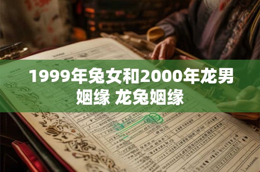 1999年兔女和2000年龙男姻缘 龙兔姻缘