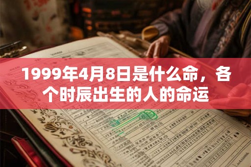 1999年4月8日是什么命,各个时辰出生的人的命运 1999年4月8日是什么命,各个时辰出生的人的命运