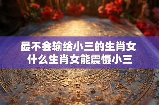 最不会输给小三的生肖女 什么生肖女能震慑小三