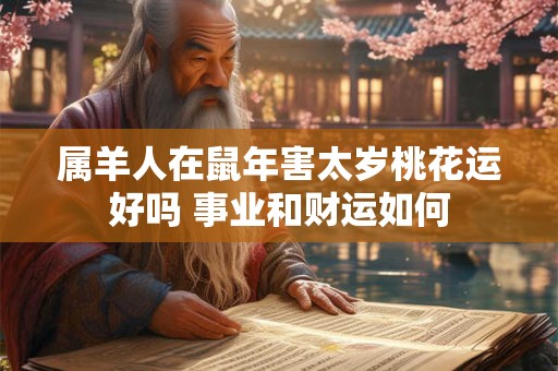 属羊人在鼠年害太岁桃花运好吗 事业和财运如何