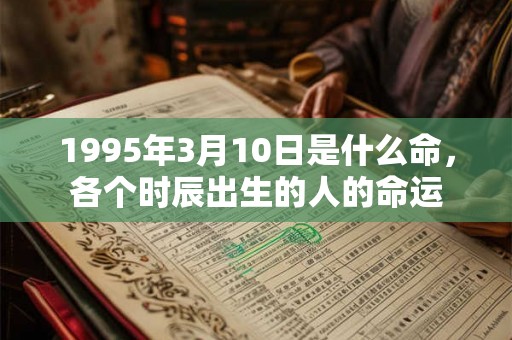 1995年3月10日是什么命，各个时辰出生的人的命运