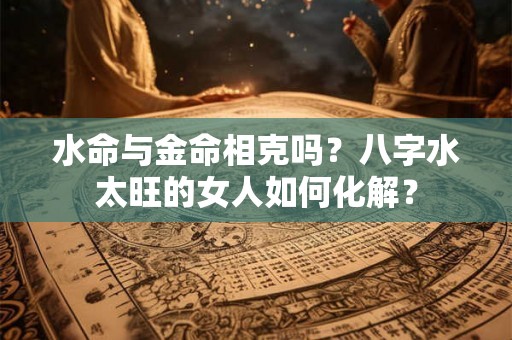水命与金命相克吗？八字水太旺的女人如何化解？