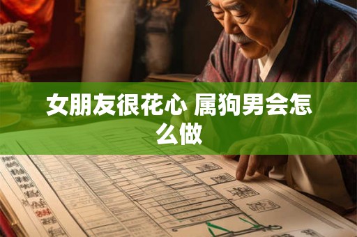 女朋友很花心 属狗男会怎么做