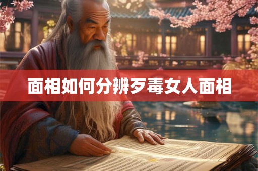 面相如何分辨歹毒女人面相