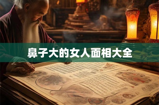 鼻子大的女人面相大全