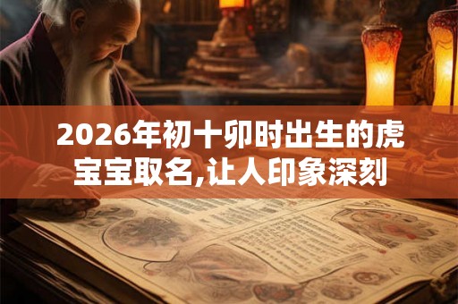 2026年初十卯时出生的虎宝宝取名,让人印象深刻