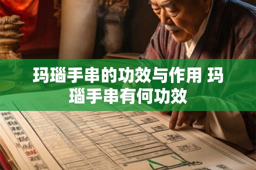玛瑙手串的功效与作用 玛瑙手串有何功效