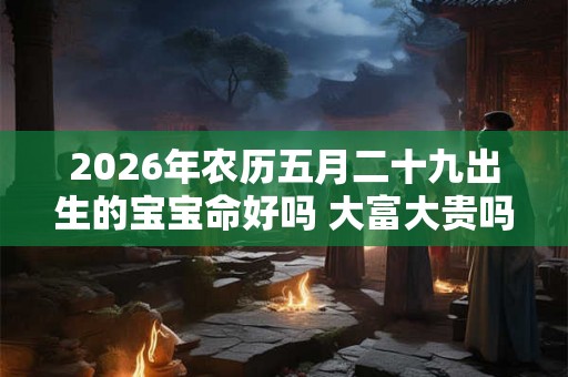 2026年农历五月二十九出生的宝宝命好吗 大富大贵吗 2026年农历五月二十九出生的宝宝命好吗 大富大贵吗