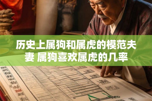 历史上属狗和属虎的模范夫妻 属狗喜欢属虎的几率 历史上属狗和属虎的模范夫妻 属狗喜欢属虎的几率