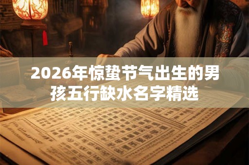 2026年惊蛰节气出生的男孩五行缺水名字精选