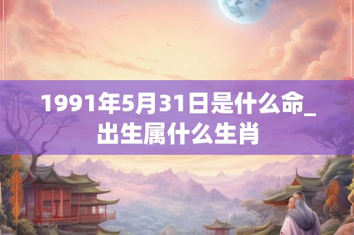 1991年5月31日是什么命_出生属什么生肖 1991年5月31日是什么命_出生属什么生肖