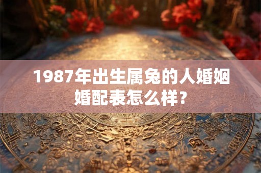 1987年出生属兔的人婚姻婚配表怎么样? 1987年出生属兔的人婚姻婚配表怎么样?