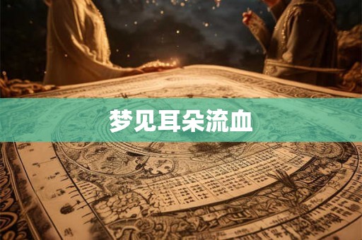 梦见耳朵流血