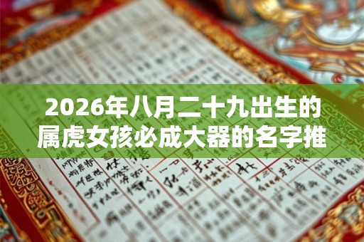 2026年八月二十九出生的属虎女孩必成大器的名字推荐