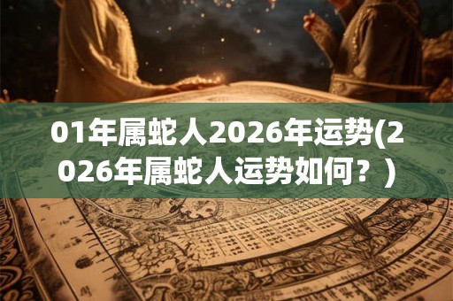 01年属蛇人2026年运势(2026年属蛇人运势如何?) 01年属蛇人2026年运势(2026年属蛇人运势如何?)