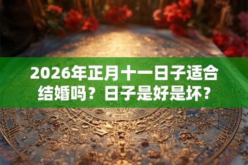 2026年正月十一日子适合结婚吗？日子是好是坏？
