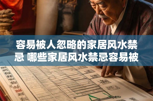 容易被人忽略的家居风水禁忌 哪些家居风水禁忌容易被忽略