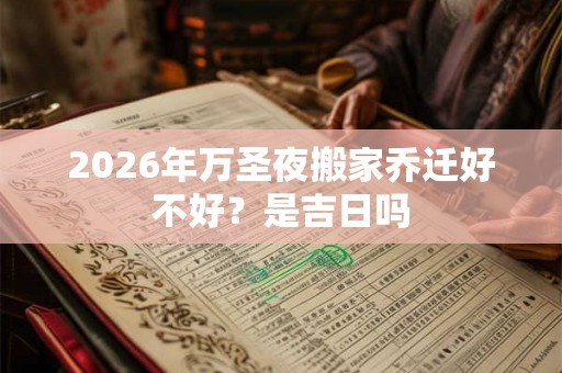 2026年万圣夜搬家乔迁好不好？是吉日吗
