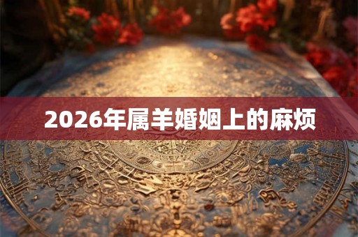 2026年属羊婚姻上的麻烦