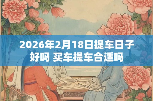 2026年2月18日提车日子好吗 买车提车合适吗