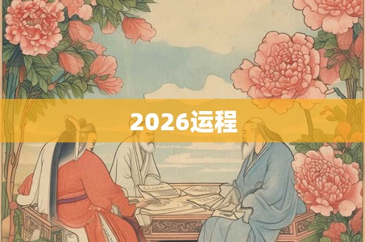2026运程 2026运程