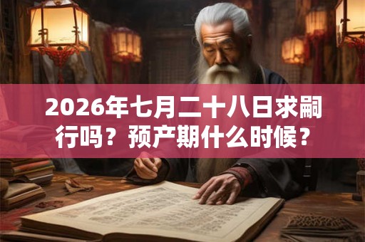 2026年七月二十八日求嗣行吗？预产期什么时候？