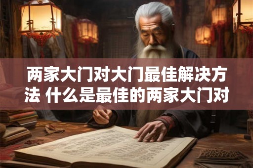 两家大门对大门最佳解决方法 什么是最佳的两家大门对大门解决方案