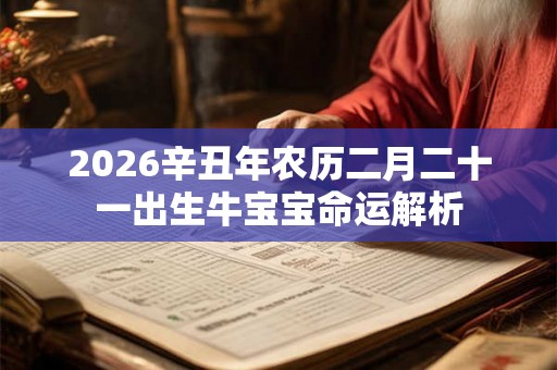 2026辛丑年农历二月二十一出生牛宝宝命运解析