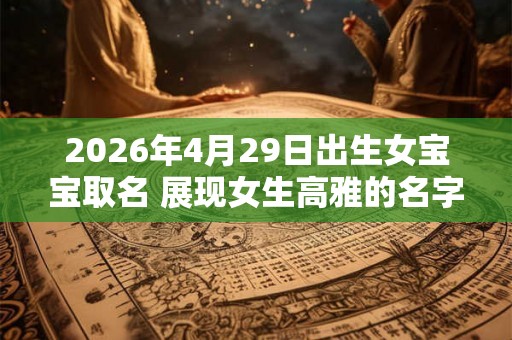 2026年4月29日出生女宝宝取名 展现女生高雅的名字