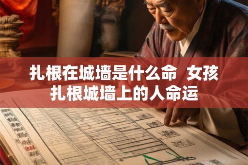 扎根在城墙是什么命  女孩扎根城墙上的人命运