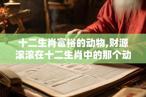 十二生肖富裕的动物,财源滚滚在十二生肖中的那个动物